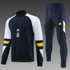 2023-2024 Real Madrid Royal Blue Thailand Soccer Tracksuit With Pocket-4627