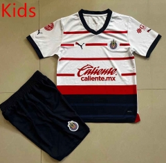 2023-2024 Chivas USA Away White Kids/Youth Soccer Uniform-912