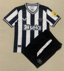2023-2024 Newcastle United Home Black&White Soccer Uniform-AY