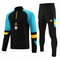 2023-2024 Bayern München Black&Blue Thailand Soccer Tracksuit-4627