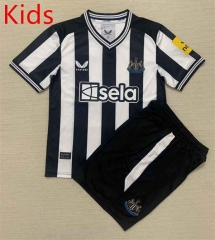 2023-2024 Newcastle United Home Black&White Kids/Youth Soccer Uniform-AY