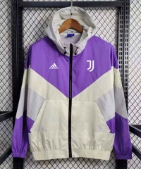 2023-2024 Juventus Purple&White Thailand Trench Coats-GDP