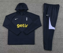 2023-2024 Tottenham Hotspur Royal Blue Thailand Soccer Tracksuit With Hat-7411