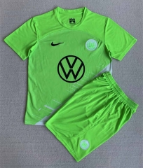 2023-2024 Wolfsburg Home Green Soccer Unifrom-AY