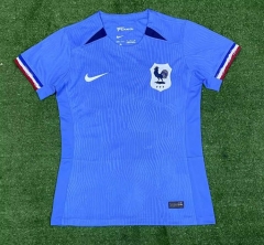 2023-2024 France Away Blue Thailand Soccer Jersey AAA-416