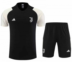 2023-2024 Juventus Black Thailand Soccer Jersey Uniform-7411