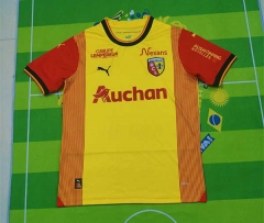 2023-2024 RC Lens Home Yellow Thailand Soccer Jersey AAA-HR