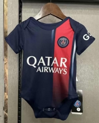 2023-2024 Paris SG Royal Blue Baby Soccer Uniform