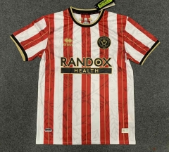 2023-2024 Sheffield United Home Red&White Thailand Soccer Jersey AAA-GB