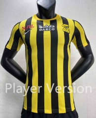 Player Version 2023-2024 Al Ittihad Saudi Arabia Home Black&Yellow Thailand Soccer Jersey AAA-888