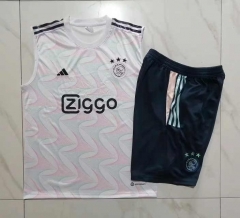 2023-2024 Ajax White Thailand Soccer Vest Uniform-815