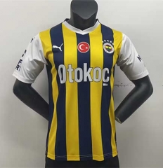 2023-2024 Fenerbahçe Home Yellow&Blue Thailand Soccer Jersey AAA-5177