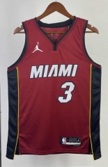 2023 Miami Heat Red #3 NBA Jersey-311