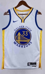2023 Golden State Warriors White #33 NBA Jersey-311