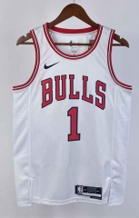 2023 Chicago Bulls White #1 NBA Jersey-311