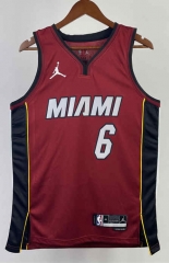 2023 Miami Heat Red #6 NBA Jersey-311