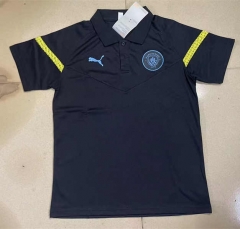 2023-2024 Manchester City Royal Blue Thailand Polo Shirt-817
