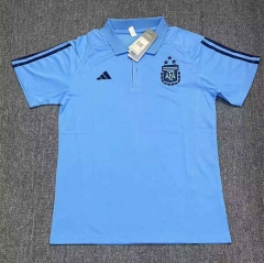 2023-2024 Argentina Light Blue Thailand Polo Shirt-817