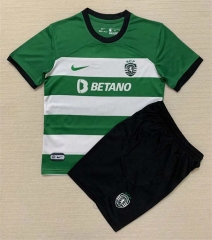 2023-2024 Sporting Clube de Portugal Home White&Green Soccer Uniform-AY