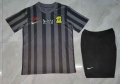 2023-2024 Ittihad Football Club Away Black&Gray Soccer Unifrom-709