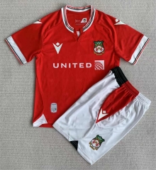 2023-2024 Wrexham FC Home Red Soccer Uniform-AY