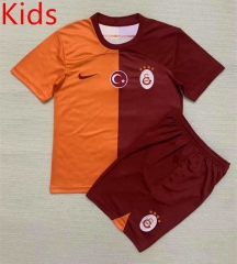 2023-2024 Galatasaray S.K. Home Red&Orange Kids/Youth Soccer Unifrom-AY