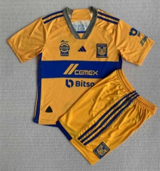 2023-2024 Tigres UANL Home Yellow Soccer Uniform-AY