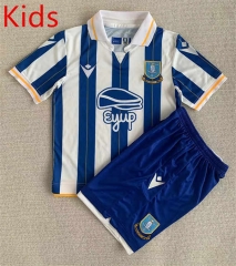 2023-2024 Sheffield Wednesday F.C. Home Blue&White Kids/Youth Soccer Uniform-AY