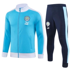 2023-2024 Manchester City Sky Blue Thailand Soccer Jacket Uniform-GDP