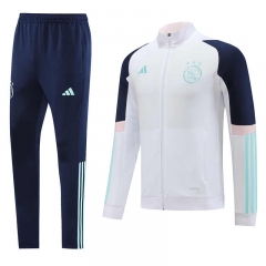 2023-2024 Ajax White Thailand Soccer Jacket-LH