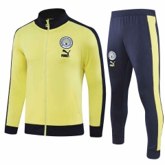2023-2024 Manchester City Yellow Thailand Soccer Jacket Uniform-GDP