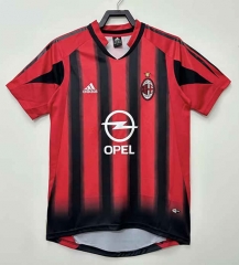 Retro Version 04-05 AC Milan Home Red&Black Thailand Soccer Jersey AAA-811