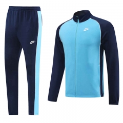 2023-2024 Nike Sky Blue Thailand Soccer Jacket Uniform-LH