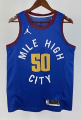 2021 Denver Nuggets Blue #50 NBA Jersey-311