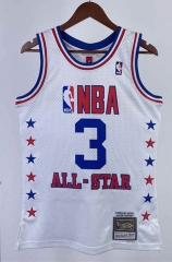 NBA All Star Game White #3 NBA Jersey-311
