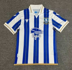 2023-2024 Sheffield United Home Blue&White Thailand Soccer Jersey AAA-512