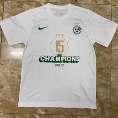 2023-2024 Champion Version Maccabi Haifa White Thailand Soccer Jersey AAA-2390