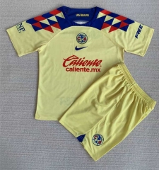 2023-2024 Club America Home Yellow Soccer Uniform-AY