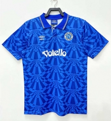 Retro Version 91-93 Napoli Home Blue Thailand Soccer Jersey AAA-811