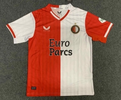 2023-2024 Feyenoord Rotterdam Home Red&White Thailand Soccer Jersey AAA-GB