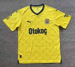 2023-2024 Fenerbahçe Yellow Thailand Soccer Jersey AAA-512