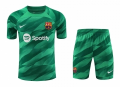 2023-2024 Barcelona Green Thailand Soccer Uniform-418