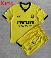 2023-2024 Villarreal CF Home Yellow Kid/Youth Soccer Uniform-AY