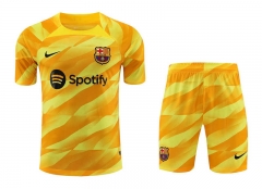 2023-2024 Barcelona Yellow Thailand Soccer Uniform-418