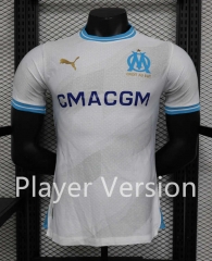 Player Version 2023-2024 Olympique de Marseille Home White Thailand Training Shirt-888