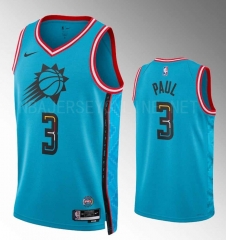 2023 City Version Phoenix Suns Blue #3 NBA Jersey-SN