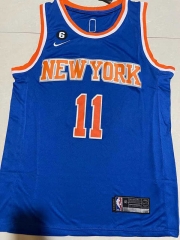 2023 City Version New York Knicks Colorful Blue #11 NBA Jersey-1380