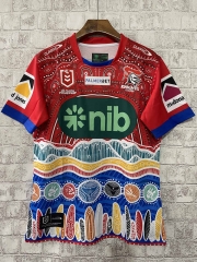 2023 Newcastle Knights Red&Blue Thailand Rugby Shirt