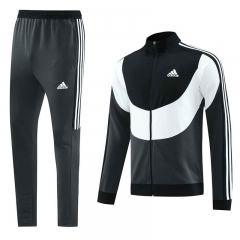 2023-2024 Black&Gray Thailand Soccer Jacket Uniform-LH
