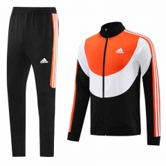 2023-2024 Orange&Black Thailand Soccer Jacket Uniform-LH